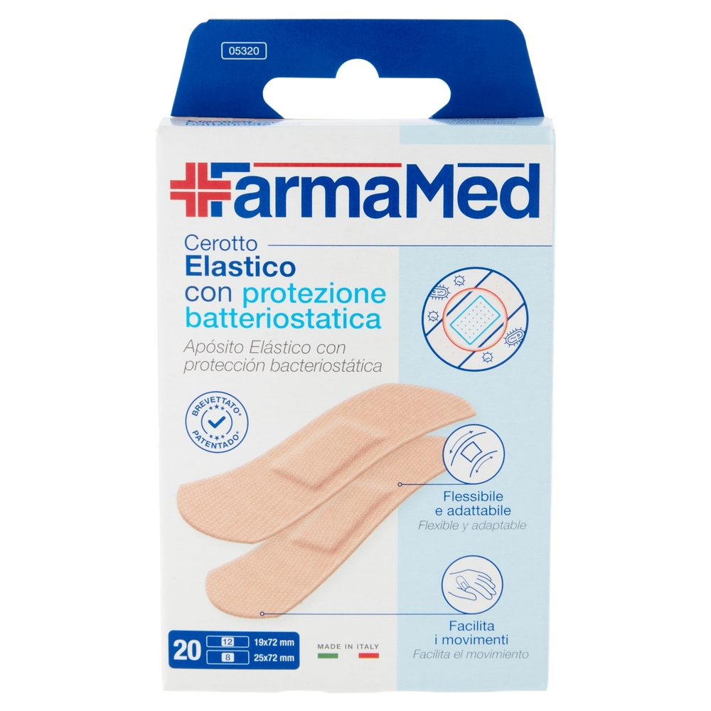 FarmaMed Cerotto Elastico con protezione batteriostatica 20 pz